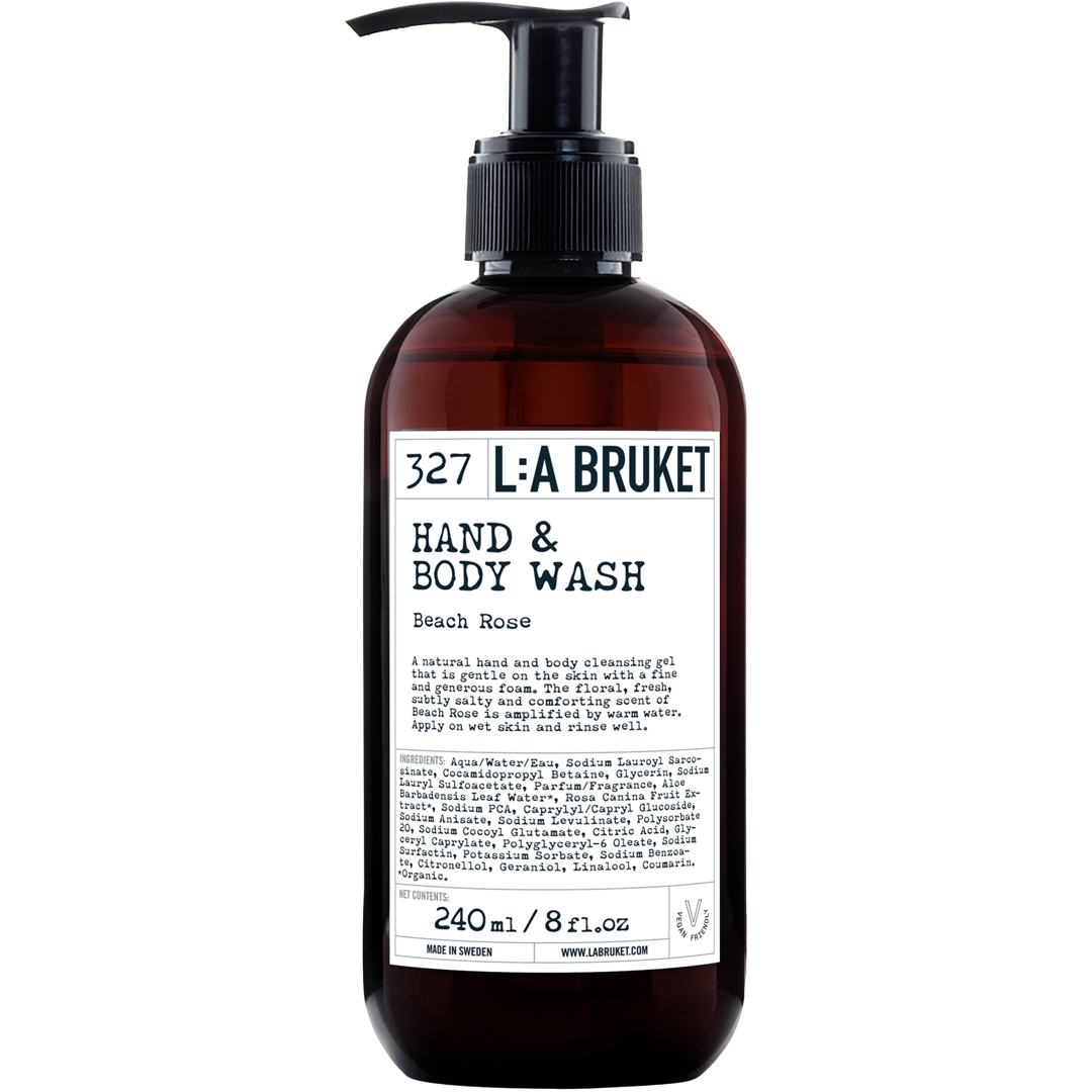 L:a Bruket 327 Hand & Body Wash Seaside Rose, 240ml, Käsisaippua
