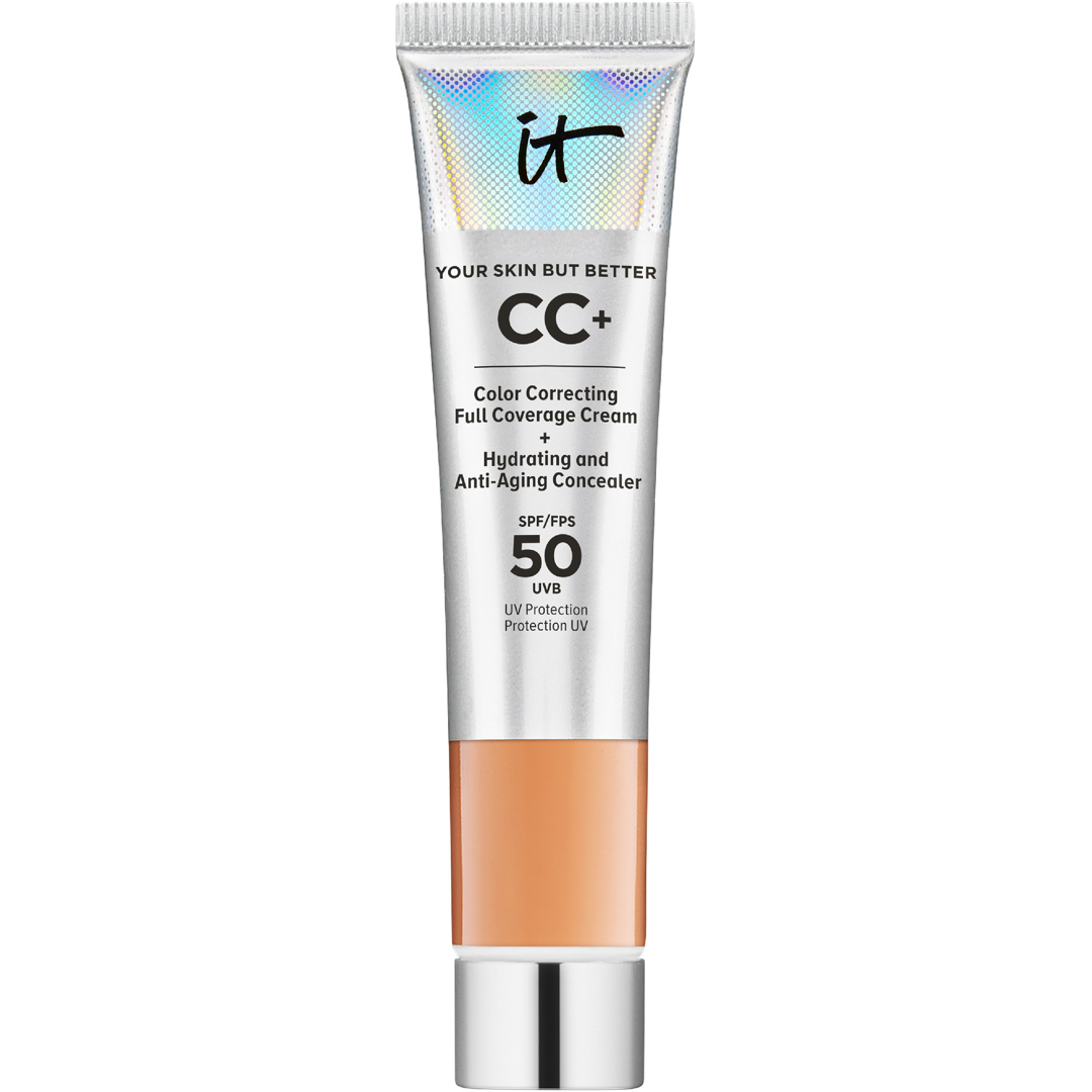 IT Cosmetics Your Skin But Better CC+ Cream SPF50 Travel Size, Tan, CC-voide