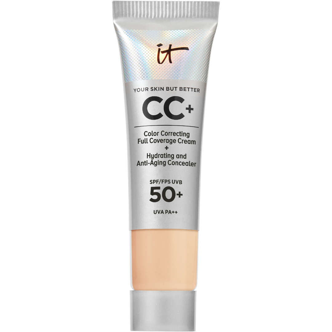 IT Cosmetics Your Skin But Better CC+ Cream SPF50 Travel Size, Light Medium