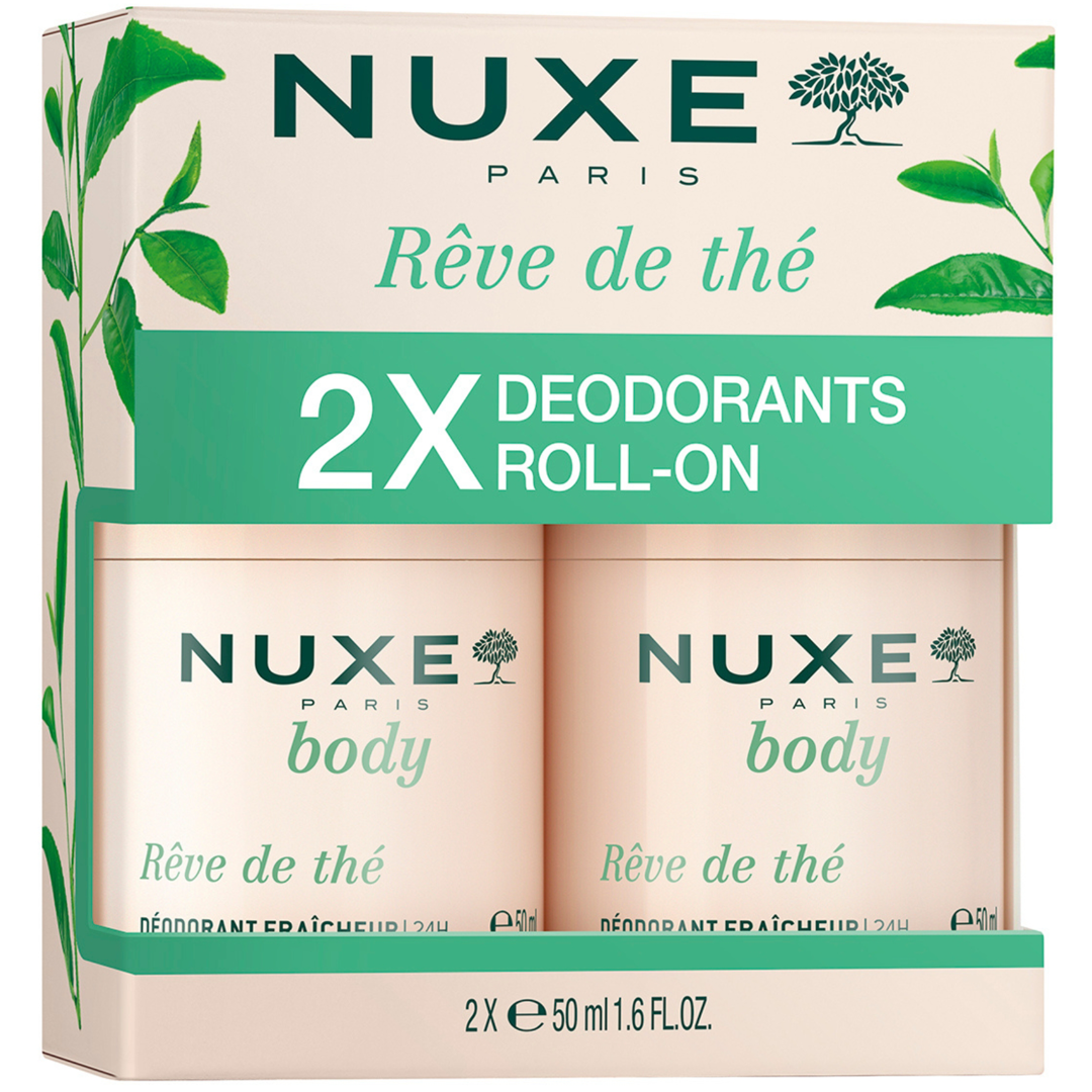 Nuxe Rêve de Thé Deo Roll-On Duopack, 2x50ml deodorant