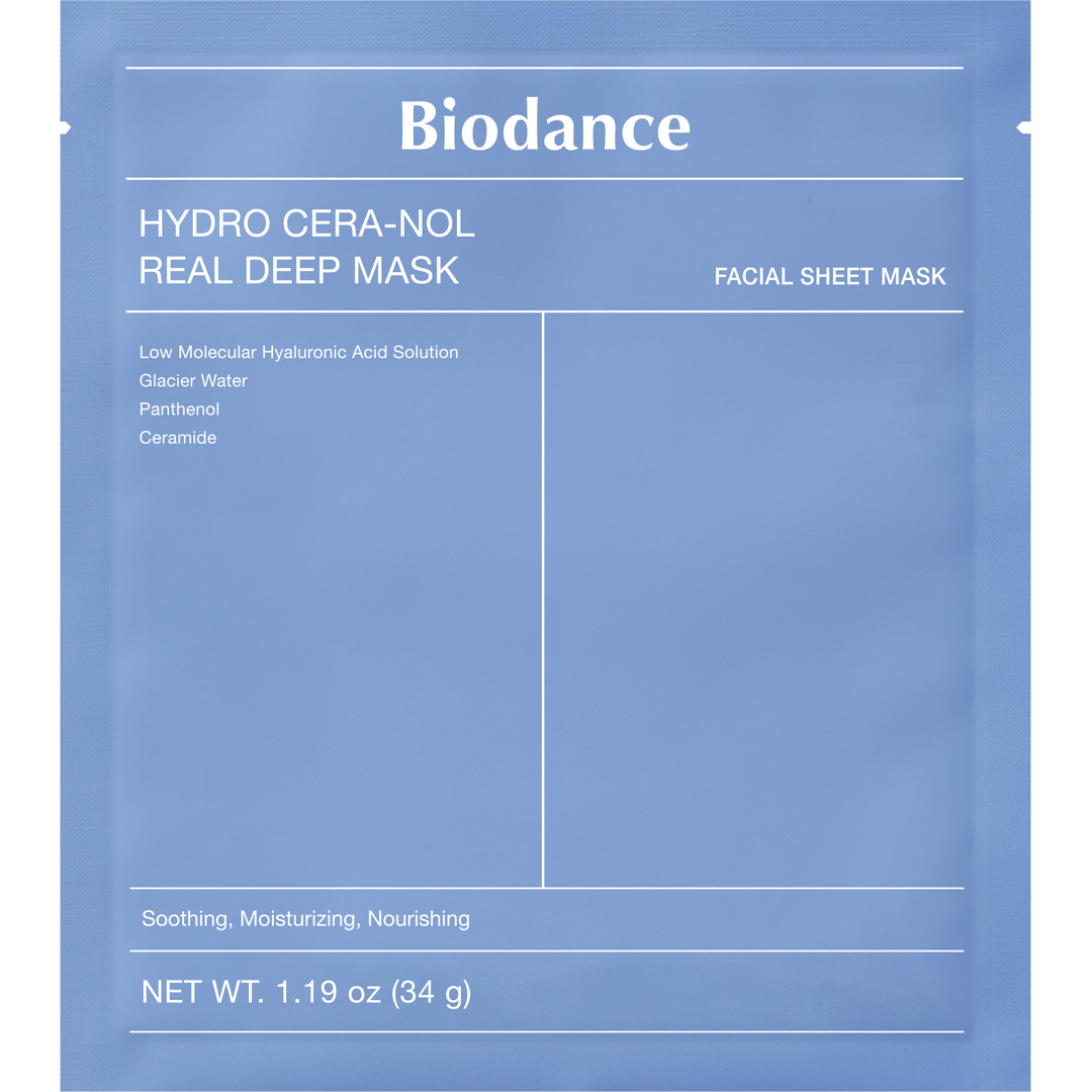 Biodance Hydro Cera-Nol Real Deep Mask, 4x34g, Kasvonaamio