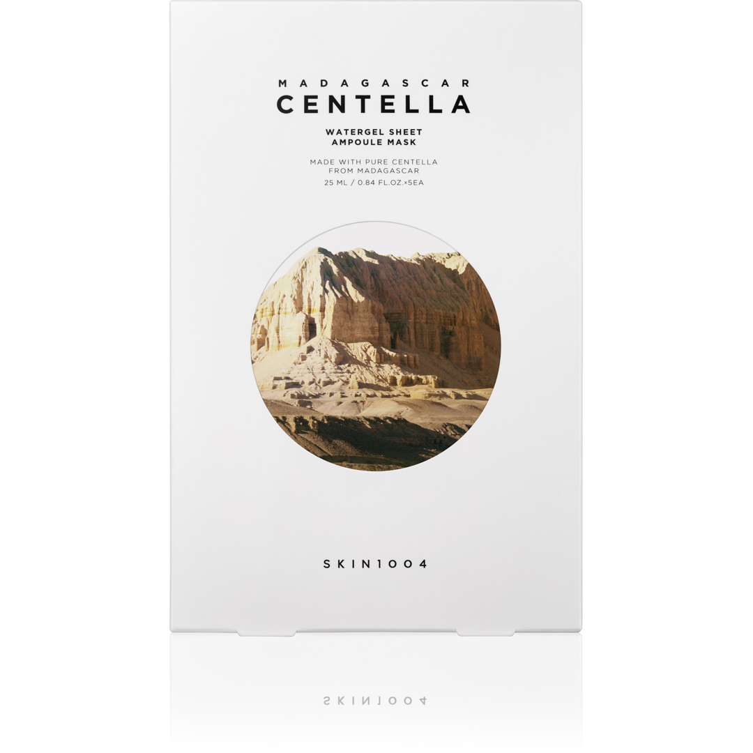 SKIN1004 Madagascar Centella Watergel Sheet Ampoule Mask, 5-Pack