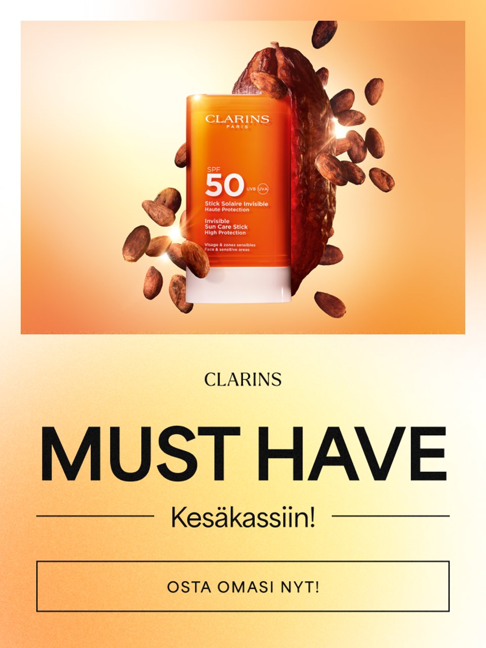 /clarins/aurinkotuotteet/invisible-sun-care-stick-high-protection-spf50-17g