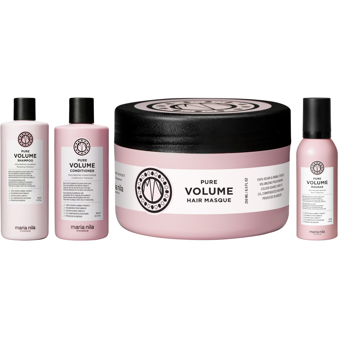 Maria Nila Pure Volume Superkit, 350+300+250+150ml