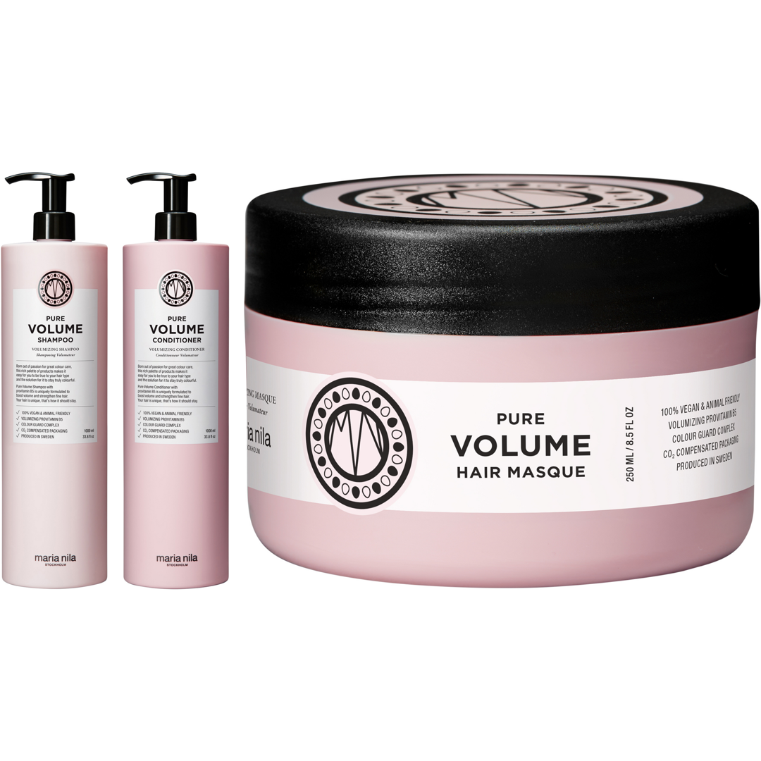 Maria Nila Pure Volume Trio Big Size, 1000+1000+250ml