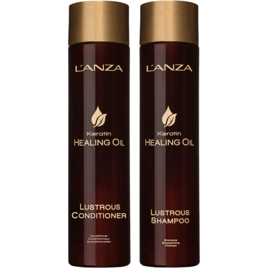 LANZA Keratin Healing Oil Duo, 300+250ml hårprodukter hårolja
