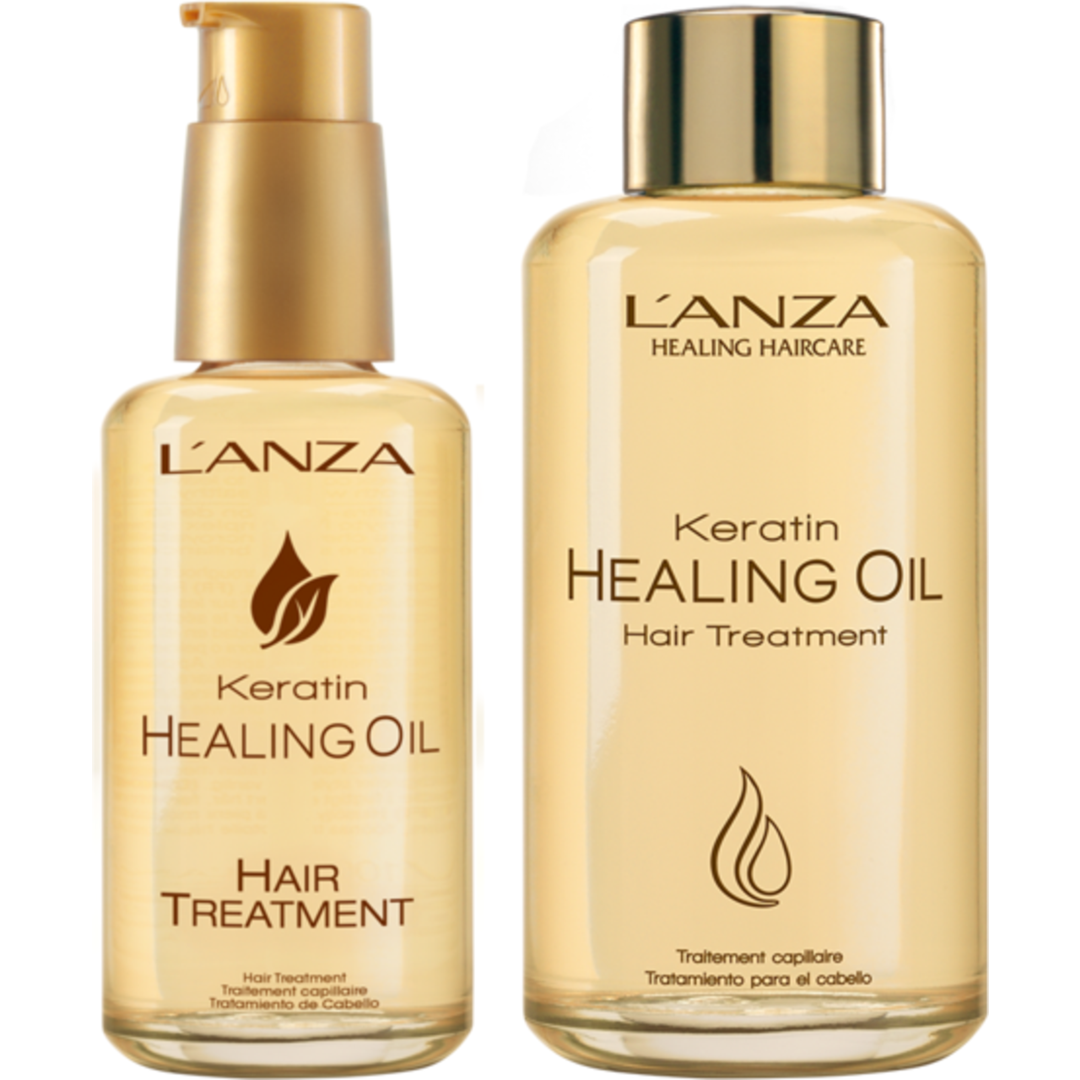 LANZA Keratin Healing Oil Hair Treatment Duo, 100+50ml hårprodukter hårolja