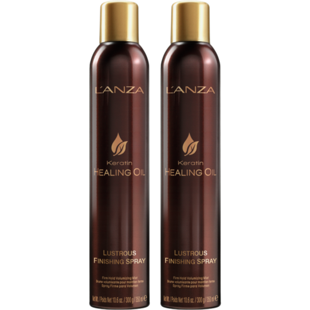 LANZA Keratin Healing Oil Finishing Spray Duo, 2x350ml hårprodukter hårolja