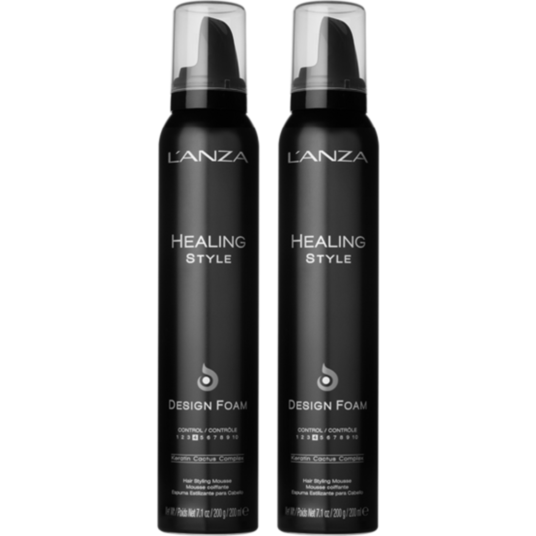 LANZA Healing Style Design Foam Duo, 2x200ml hårprodukter