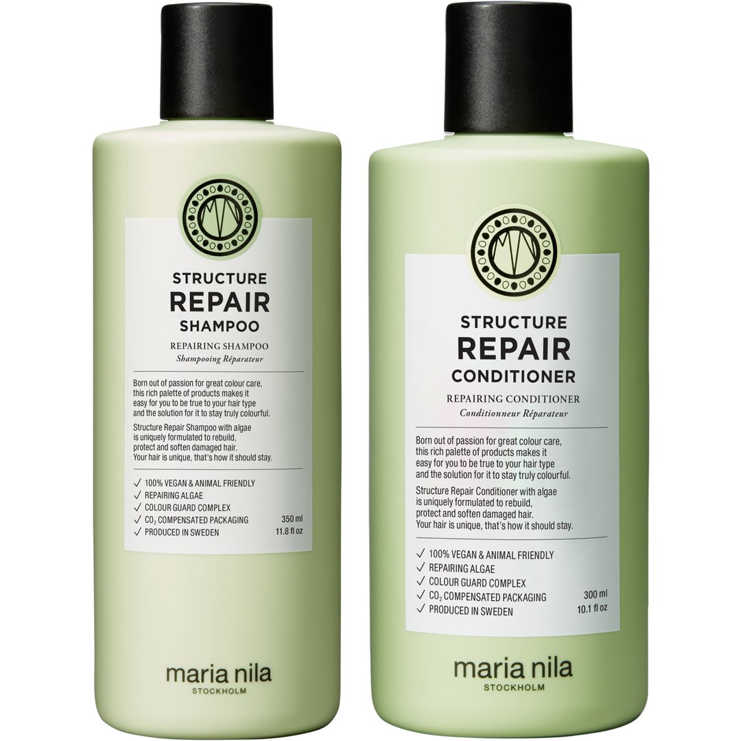 Maria Nila Structure Repair Shampoo 350ml + Conditioner 300ml