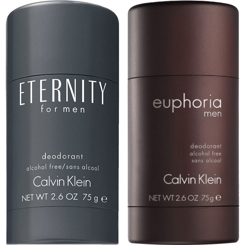 Euphoria Men Deostick 75g + Eternity for Men Deostick 75g