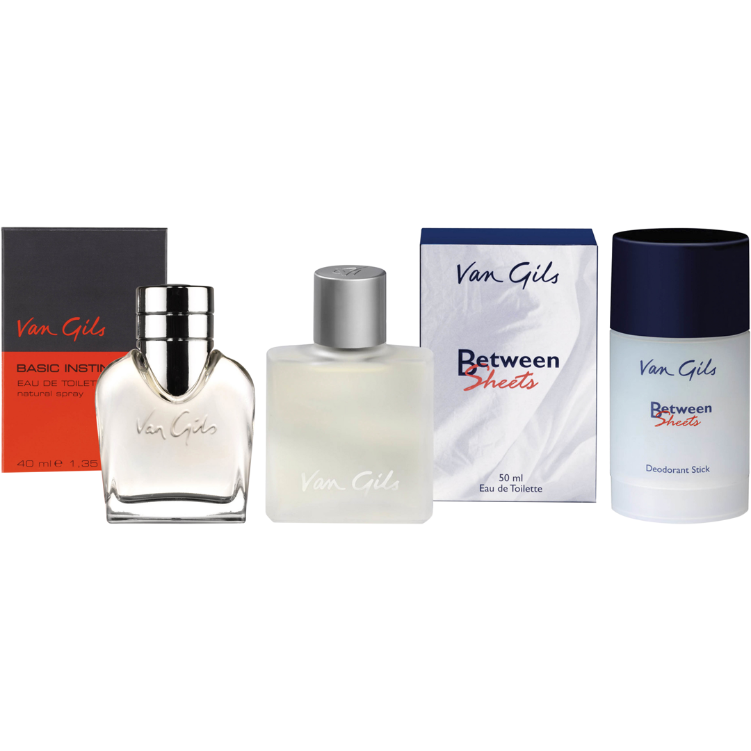 Van Gils Between Sheets EdT 50ml + Deostick 75ml + Basic Instinct EdT 40ml parfym deodorant