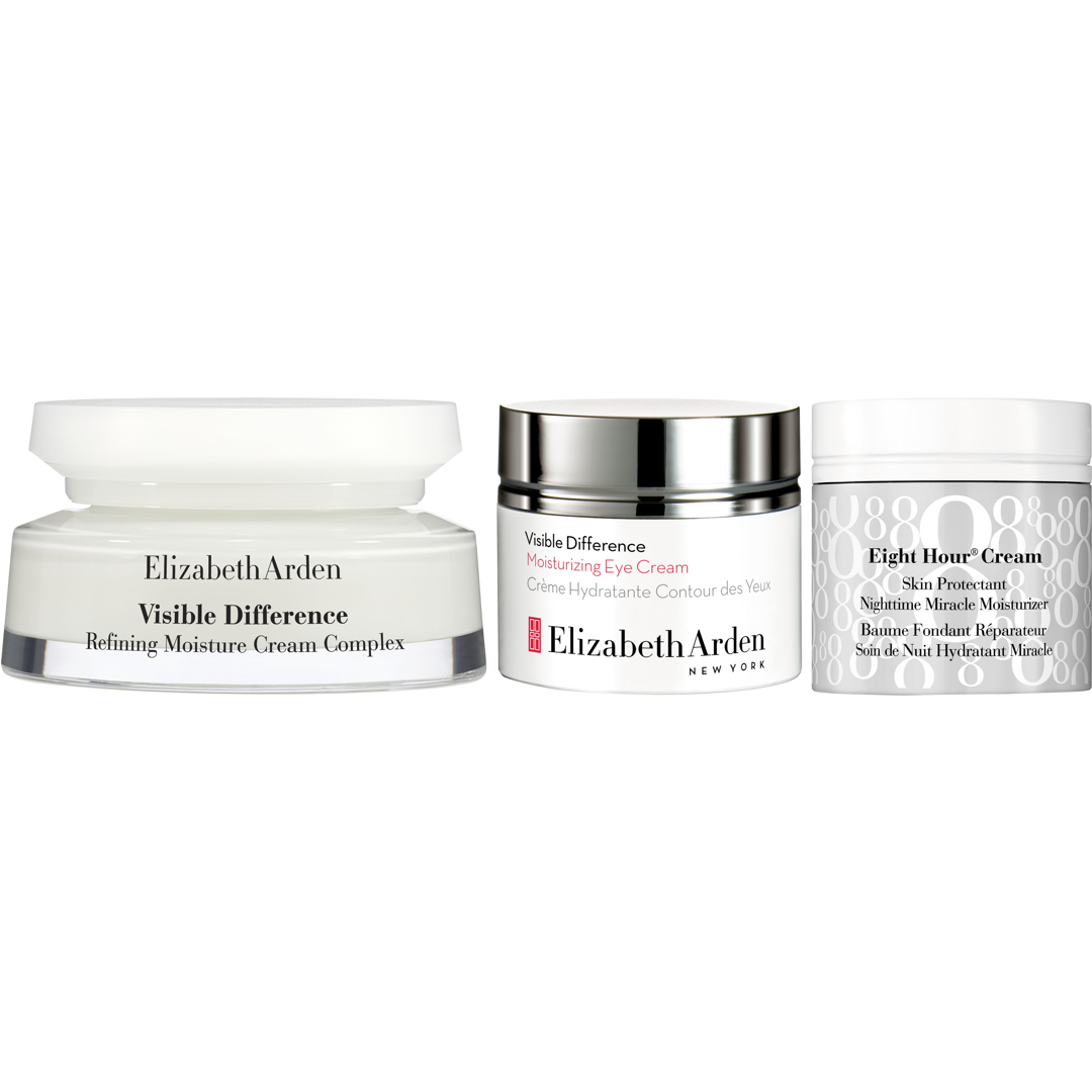 Elizabeth Arden Visible Difference Moisturizing Eye Cream 15ml + Refining Moisture Cream Complex 75ml + Eight Hou..., Vitamin E ögonkräm