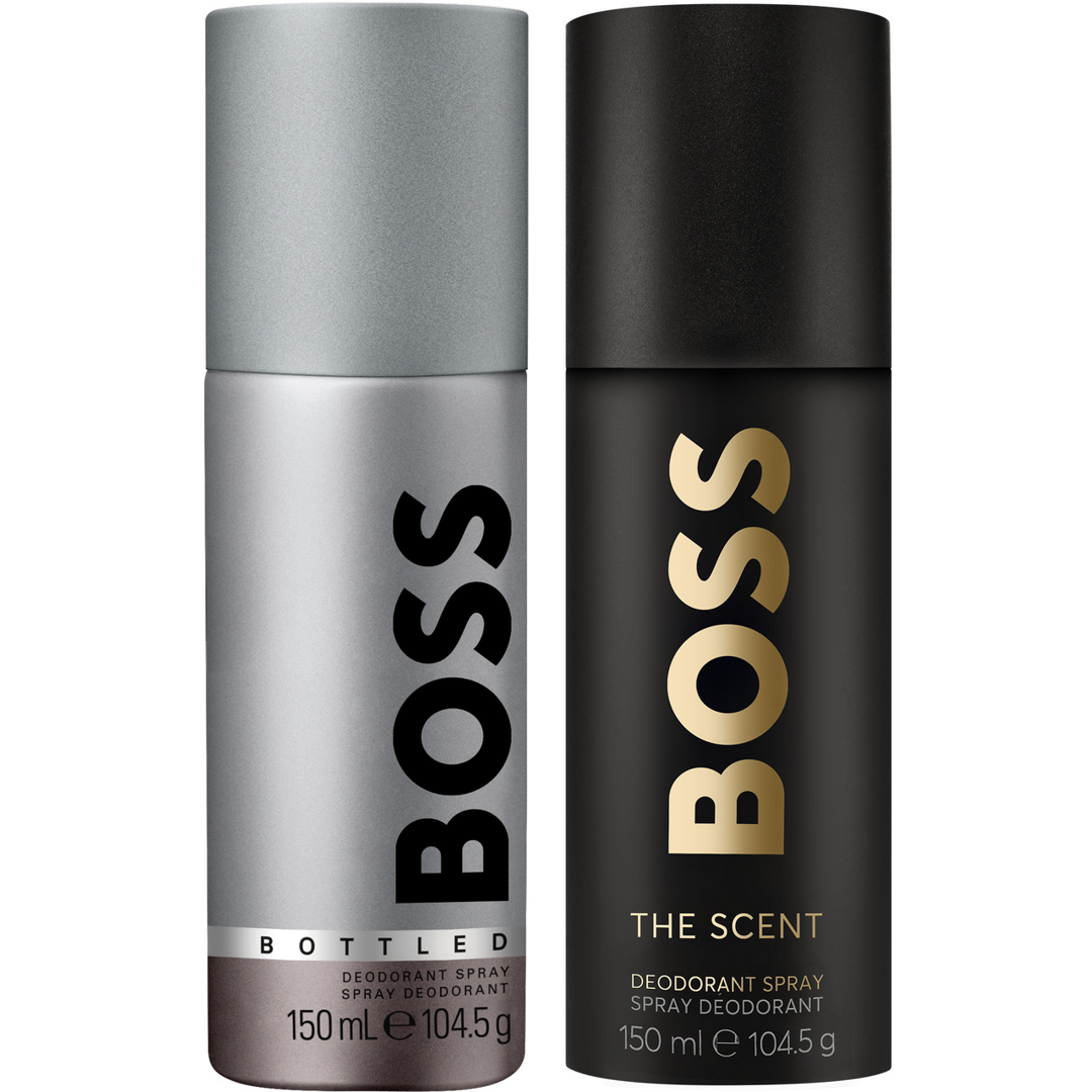 Boss Bottled Deospray 150ml + The Scent Deospray 150ml deodorant