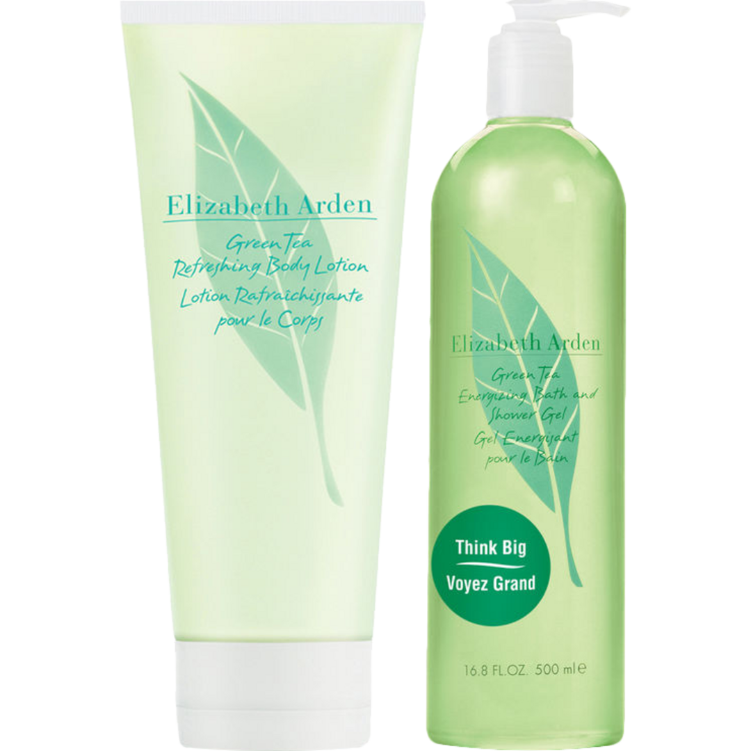 Elizabeth Arden Green Tea Body Lotion 500ml + Bath & Shower Gel 500ml Kroppslotion, Hudlotion & Bodylotion Shower gel - duschgel - duschcreme