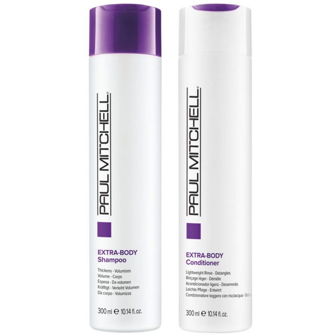 Paul Mitchell Extra-Body Daily Shampoo 300ml + Rinse 300ml