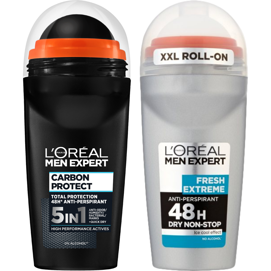L'Oréal Paris Men Expert Fresh Extreme XXL Roll-on 50ml + Carbon Protect Roll-On 50ml