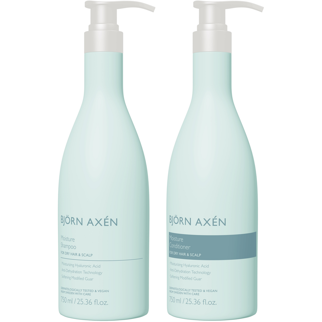 Björn Axén Moisture Shampoo & Conditioner Duo, 2x750ml balsam